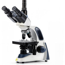 SWIFT SW380T trinokulinis mikroskopas su 40X-2500X didinimu, viryklės galvute, laboratorinis mikroskopas moksliniams tyrimams su WF10X/25X okuliaru, itin tiksliu fokusavimu, suderinamas su fotoaparatu