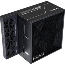 Lian Li Edge EG1000 PC Power Supply, 1000 Watt, PCIe 5.1, ATX 3.0 PSU | ATX 3.1, 80 Plus Platinum, Modular, with Sleeved Cable Kit, 12VHPWR for NVIDIA RTX, Quiet Fan, Integrated USB Hub - Black