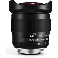 TTArtisan 11mm F2.8 fotoaparato objektyvas 