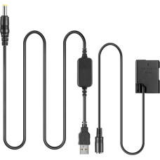 USB kabelis + EP5A EP-5A EN-EL14 baterijos manekenas, skirtas Nikon P7800 P7100 D5500 D5200 D5100 D5300 D5600 D3200 D3100 D3300