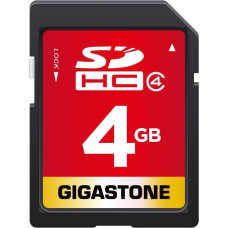 GIGASTONE 4 GB SD kortelė, SDHC 4 klasės atminties kortelė nuotraukoms, vaizdo įrašams, muzikai, balsui įrašyti, DSLR fotoaparatams, vaizdo kameroms, įrašymo įrenginiams, PC, Mac ir POS sistemoms