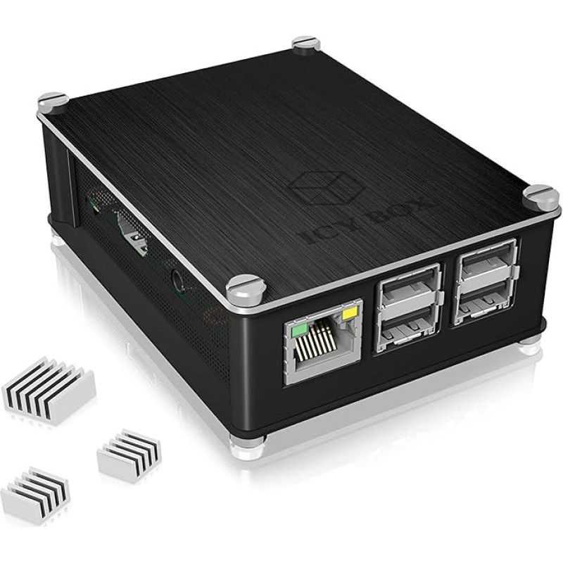 ICY BOX IB-RP102 Aliumininis elektros korpusas IB-RP102, 97 mm, 74 mm, 34 mm, 84 g