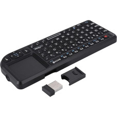 Rašymo klaviatūra, itin plona USB rankinė apšviesta klaviatūra 360 2,4 GHz belaidis jutiklinis kilimėlis / įkraunama
