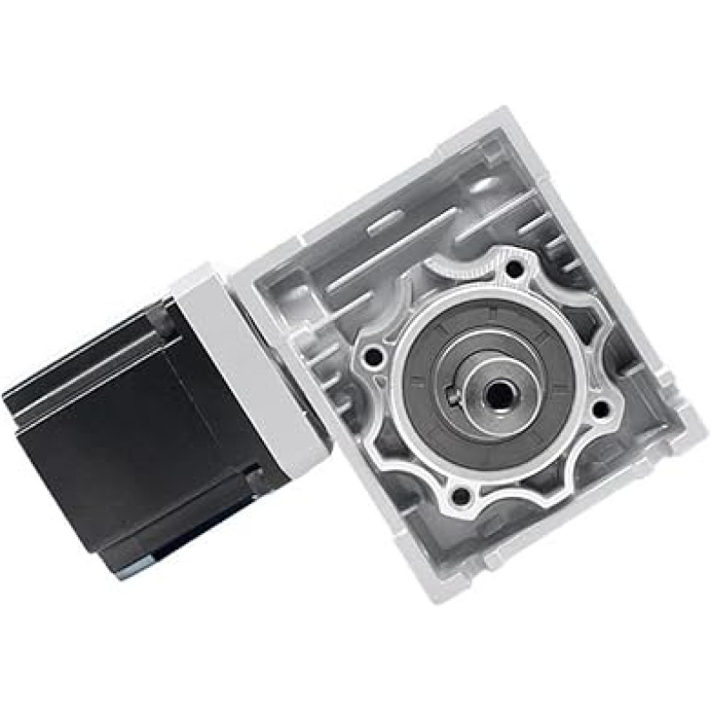 Nema34 Schneckengetriebe, 86 mm Übersetzungsverhältnis 1:5-1:100, Hohlwellenlast 3490 N, Drehzahlminderer, Schrittmotor-Schneckengetriebe(Reduction Ratio 100)