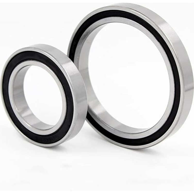 10/50 Stück S6802-2RS S6802RS 15 * 24 * 5 mm ABEC-5 Doppelte Gummiabdeckung Edelstahl Dünnes Rillenkugellager 15 × 24 × 5 mm(50vnt.)