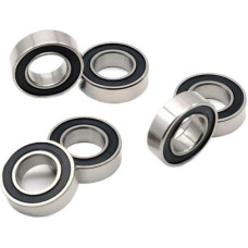 2vnt Žvejybos ritės guolis 6.35x12.7x4.762mm SR188 2RS Nerūdijančio plieno hibridinis keraminis guolis SR188 2RS CB