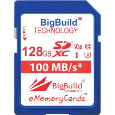 128 GB U3 SDXC atminties kortelė, skirta 