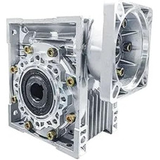 NMRV063 Schneckengetriebe-Reduzierstück mit Übersetzungsverhältnis 5:1 zu 100:1, 24 mm Eingangsloch für Schrittmotor (Verhältnis 25 zu 1)