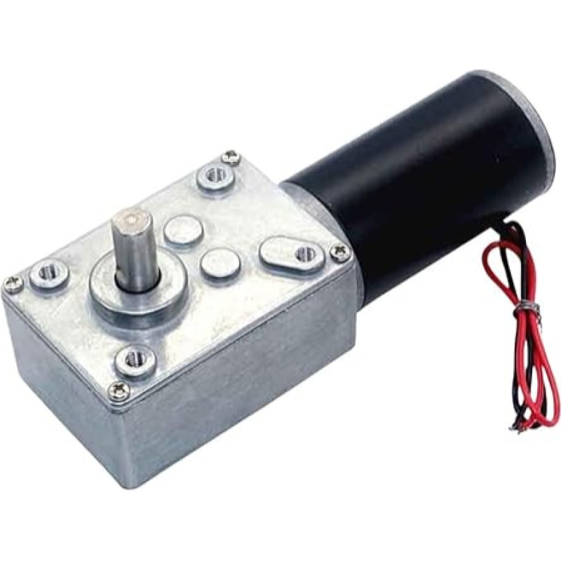 Rohrmotor mit Gleichstrom, selbstsichernd, 12 V/24 V, Bürsten, mit Reduzierstück, Schneckengetriebe für Automatisierung von Türen/Schiebetoren, Umkehrdrehung (Vienvamzdis variklis, 35R35-12 V)