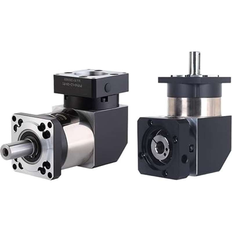 Planetengetriebe auf 90 Grad, Spiel ≤ 10 Arcmin, Verhältnis 3~100:1, für Nema42/52 Schrittmotor dreiphasig 110/130 mm (Khaki, Geschwindigkeitsübersetzung 20 to 1)