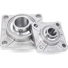 1 Stück Gehäuse für Außen-Kugellager aus Edelstahl SUCF 202 203 204 205 206 207 208 Lager montiert auf quadratischen Schrauben Hardware-Werkzeug (25 mm)
