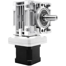 Schneckengetriebe, Nema17-Einzelachsen-Abtriebsgeschwindigkeitsreduzierer, 5:1-60:1-Verhältnis, Schrittmotor, Schneckengetriebe, Gleichstrom-Untersetzungsmotor(Ratio 10,42X48mm)