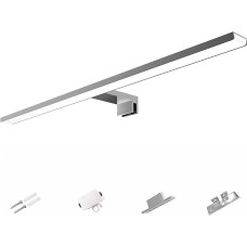 80 cm LED veidrodžio šviesa iš viso aliuminio 3-in-1 vonios kambario veidrodžio apšvietimo lempa 15 W 1100 lm 4000 K Vonios kambario lempa Veidrodžio lempa IP44 Vandeniui atspari LED makiažo šviesa, veidrodis ir vonios kambarys