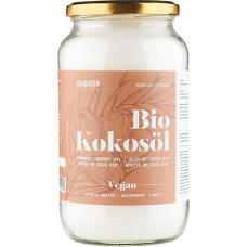 Ekologiškas „Monte Nativo“ kokosų aliejus, 1000 ml (1 l) – Kokosų aliejus – Kokosų aliejus, tinkamas žaliavalgiškam maistui – Grynas kokosų riebalas – Ekologiškas pirmojo spaudimo šalto spaudimo kokosų aliejus, skirtas maisto gaminimui, kepimui ir pyragų 