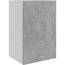 vidaXL Wall Cabinet Concrete Grey 39.5 x 31 x 60 cm Wood Material
