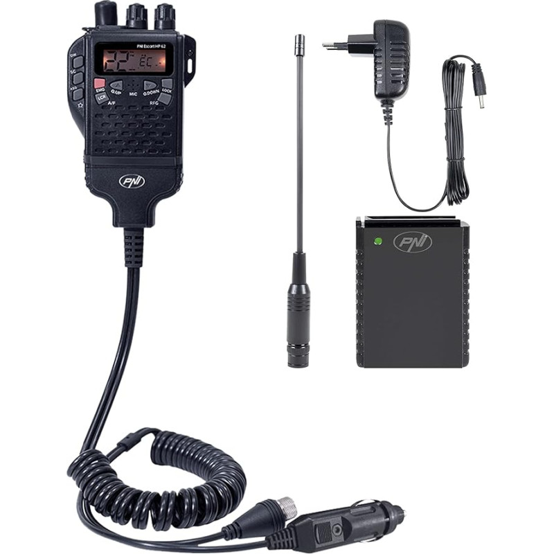 CB Radio PNI Escort HP 62 and PNI PB-HP62 Accessory Kit
