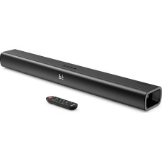 MAJORITY Naga 80 Soundbar for TV Devices, 140 W 2.2 Internal Subwoofer | Bluetooth 5.0 Sound Bar, Custom EQ, HDMI ARC, AUX, Optical, Sub-Output, Includes Wall Mounting Kit & Remote Control