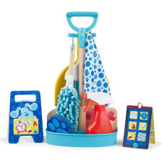 „Melissa & Doug“ žaislų rinkinys „Blue's Clues & You!“ – „Laikas tvarkytis“ | Medinis žaislas | Vaikams skirtas žaislas, skirtas tvarkymuisi | Vaidmenų žaislas | Montessori žaislas | Nuo 3 metų | Dovanėlė berniukams ar mergaitėms