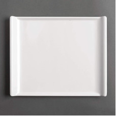 Kristallon GM284 Melamine Platter, 530 x 330 mm, White