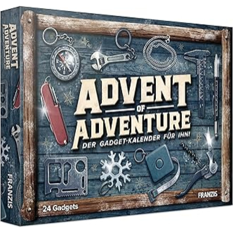 FRANZIS 67256 Advent of Adventure The Gadget Calendar for Him