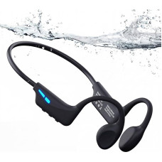MONODEAL „Bone Sound“ ausinės plaukimui su „Bluetooth 6.0“, IPX8, povandeninis MP3 grotuvas su 8 GB atminties, atviros ausies ausinės, skirtos plaukimui ir bėgimui | MP3 grotuvas su 8 GB atminties, IPX8, povandeninis, 27 g, itin lengvos, pagamintos iš min