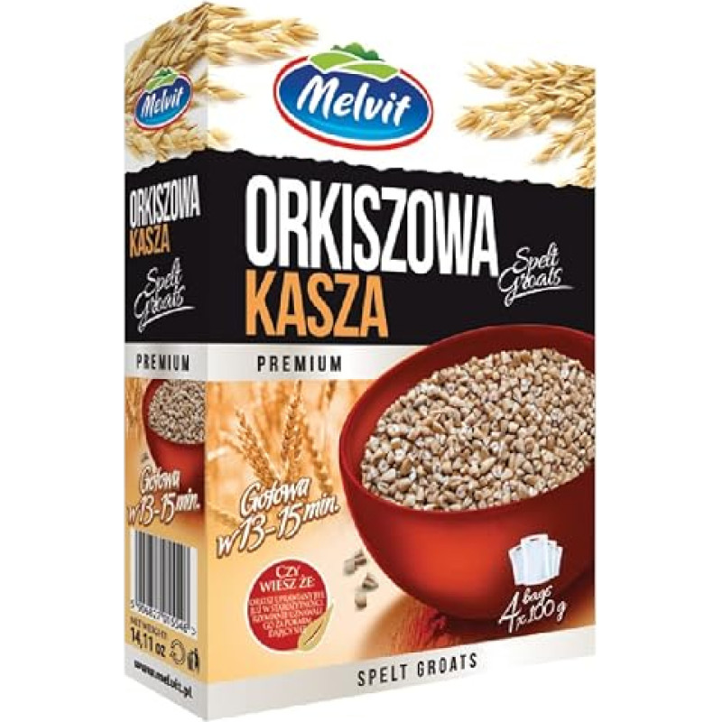 Melvit Dinkel-Beutel/Orkiszowa Kasza 400 g