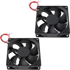 The Lord of the Tools 2 x DC12V 0.16A 2 Pin Fan Replacement Part TX9025L12S Compatible with Tianxuan Computer Case