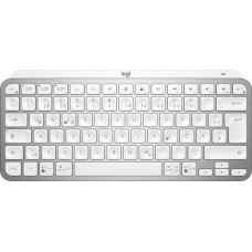 Logitech MX Keys Mini Wireless Keyboard Compact Bluetooth Backlit USB-C Compatible with Apple macOS, iOS, Windows, Linux, Android, Metal Case - Light Grey | Compact, Bluetooth, Illuminated, USB-C, Mac/iOS/Win/Linux/Android, Metal, DE QWERTZ - Pale Grey