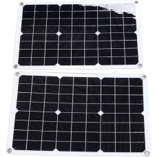 Nešiojami saulės moduliai, pasižymintys aukštu efektyvumu ir patvarumu, skirti lauko veiklai – monokristalinis silicis – 40 W – 2 vnt.