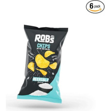 Rob's Chips Originals Potato Chips As They Should Be 6 x 120 g Sea Salt