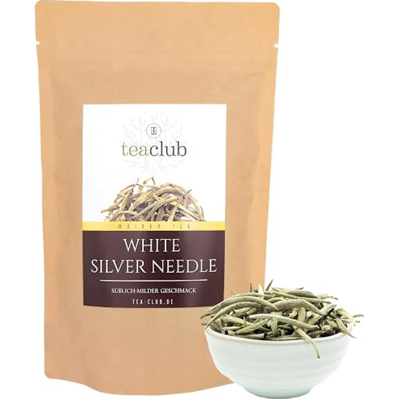 TeaClub White Silver Needle White Tea Loose 100g - White Tea Chinese
