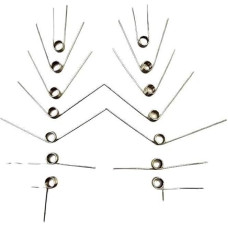 10 Stück Federdraht Mit Linksdrehung, Durchmesser 0,8 Mm