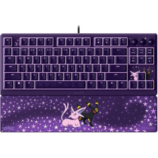 Razer Ornata V3 Tenkeyless Pokémon Espeon & Umbreon Edition - Compact Flat Gaming Keyboard - Chroma Illuminated - Separate Media Keys - QWERTY US Layout | Membrane Switches