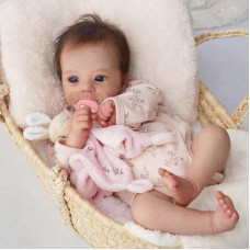 Realistic Reborn Baby Dolls Girls Soft Cotton Body Realistic Newborn 18 Inch Looks Like a Real Baby Gift Set for Kids 3+ Years