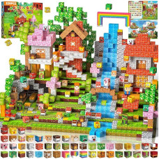 Magnetiniai konstruktoriai, 220 vnt., 2 cm dydžio magnetiniai blokeliai vaikams nuo 3 metų, blokai, „Montessori“ žaislai su magnetais vaikams, magnetinis konstruktorius, gimtadienio dovana vaikams nuo 3, 4, 5, 6, 7, 8, 9, 10, 11, 12 metų – berniukams ir m