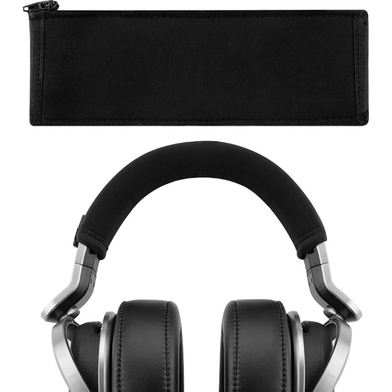 „Geekria Flex“ galvos juostos dangtelis, suderinamas su „Sony MDR-HW700“ ir „HW700DS“ modeliais, belaidė atsarginė dalis remontui, apsauga nuo suvirinimo, lengvai montuojama savarankiškai (juoda)
