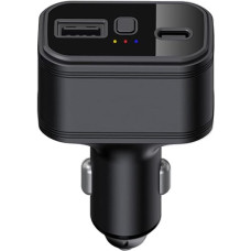 4G LTE GPS Tracker, Hidden 4G GPS Tracker Device without Subscription Car Cigarette Lighter Dual USB Type C Charging Port, Real Time Location, Vibration Alarm, Cancel Alarm etc.