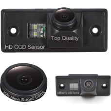 Car Reversing Camera Improved Parking Aid with 8IR Night Vision 170° Wide Angle Waterproof HD for Touareg/Tiguan Santana/Polo/Skoda Scirocco Fabia/VW Golf 4/5/6 Variant/Cayenne
