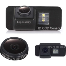 Dynavsal Auto Rückansicht Kamera 1280 * 720 Pixel 1000TV Linien Super Pro Objektiv Wasserdicht Nachtsicht, Rückfahrkamera Nummernschild für Ford Mondeo BA7 ab 2007/Focus II Facelift C/Kuga/S-Max