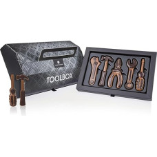 Toolbox - Tools Made of Chocolate - Chocolate Tool | Gift | Man | Men | Dad | Dad | Boy | Birthday | Father's Day | Hobby | DIY | Crafters | Christmas