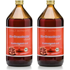 Sanct Bernhard Organic Pomegranate Vital Juice, 2 x 1 Litre