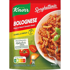 Knorr Spaghetteria Makaronų patiekalas Bolognese Skanus makaronų patiekalas, paruoštas per 7 minutes 10 x 160 g