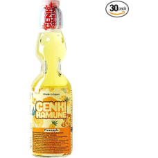 RAMUNE Ramune Genki Ramune - Pineapple Drink - Multipack (30 x 200 ml)