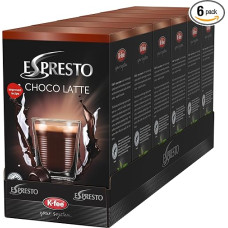 ESPRESTO Chocolatte Cocoa kapsulės, 7 stiprumo, K-fee sistema, 6 vnt. (6 x 200 g)