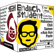 Schlump-Chili Endlich Student - The sharp gift for students in the first semester. This gift for studies is suitable as a gift idea for men and women.