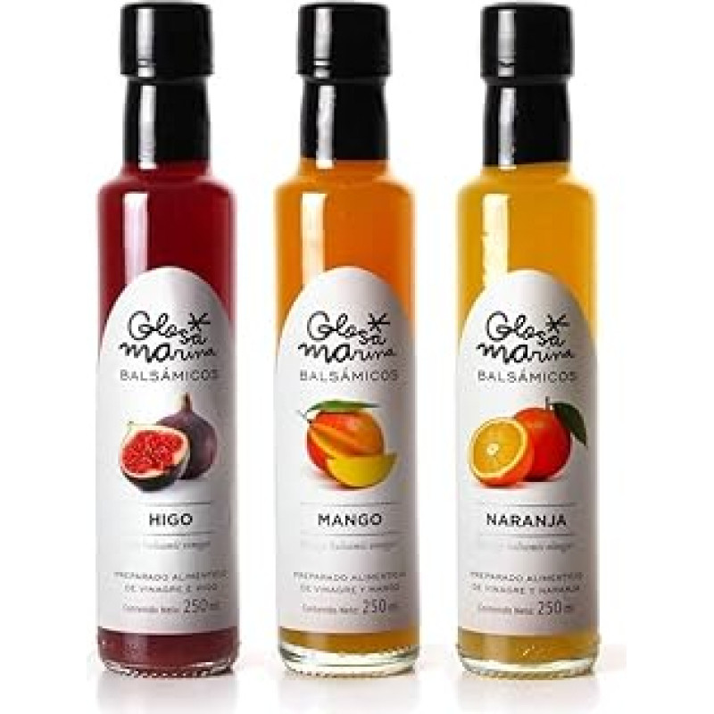 GLOSA MARINA Balsamica Uno Crema Balsámica Fig, Mango and Orange (3 x 250 ml pakuotė)