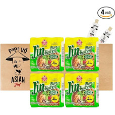 Ottogi Jin Ramen Veggie + 2 lazdelės Papa Vo 4 x 440 g, 4 vnt.