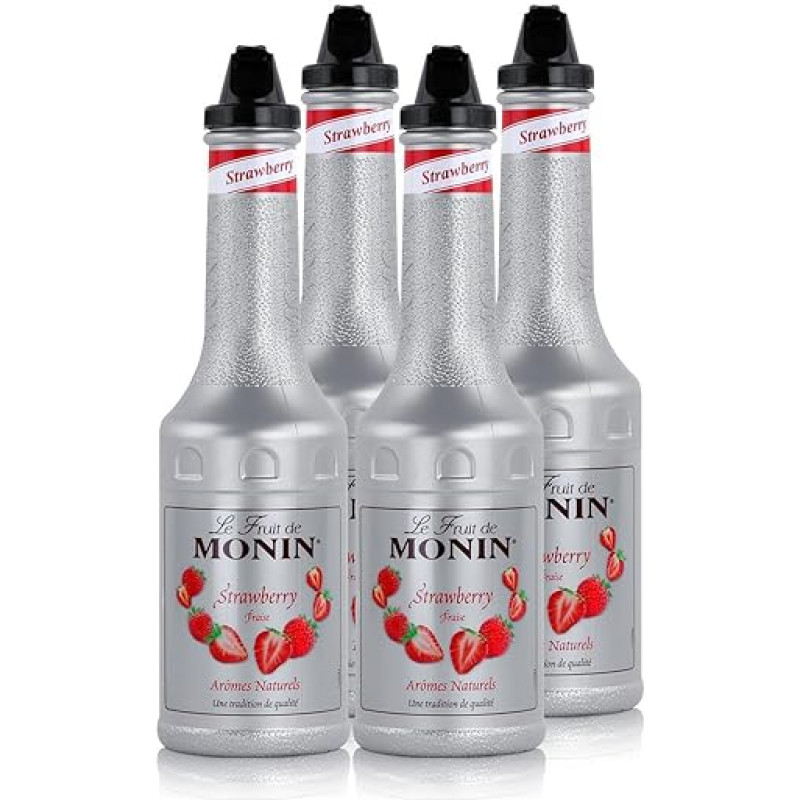 Monin - Strawberry Puree - 1L (Case of 4)