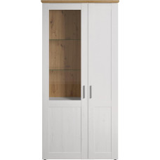 trendteam smart living - Vitrina Svetainės spinta Svetainės spinta - Svetainė - Šešėlis - Surinkti matmenys (plotis x aukštis x gylis) 95 x 194 x 38 cm - Spalva Andersen Pine White su Artisan Oak - 196113557