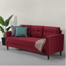 Zinus, Mid-Century Upholstered Sofa, Living Room Couch